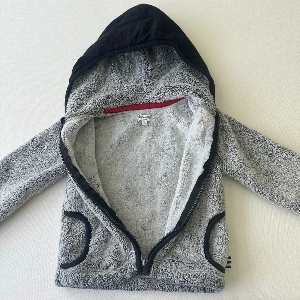 Splendid boy’s Gray and Black Jacket. Size 12-18M. - Picture 3 of 7